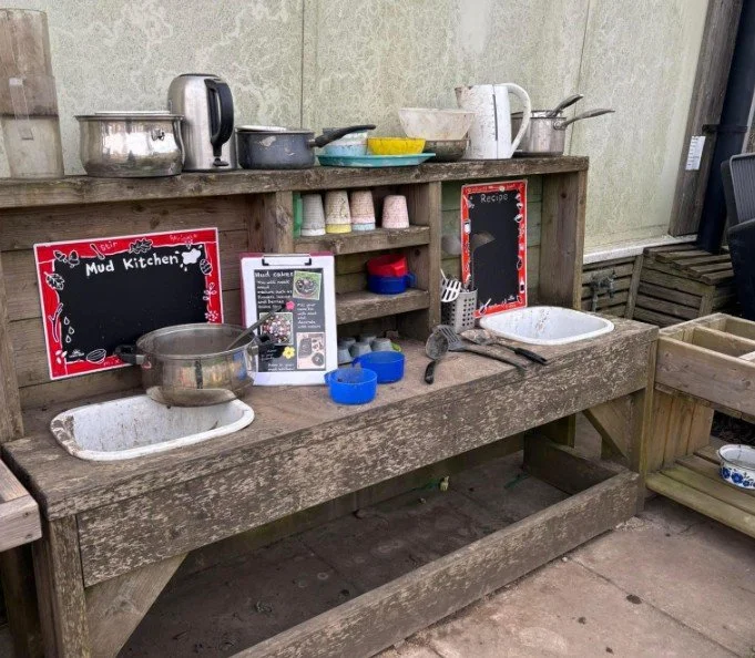 Children engaged in outdoor play activities